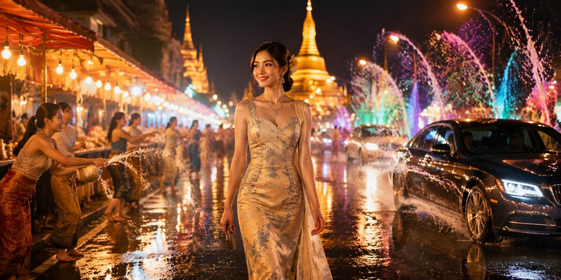 နေပြည်တော်တွင် seinlucky VIP ပရိုမိုးရှင်း သင်္ကြန်ပွဲ